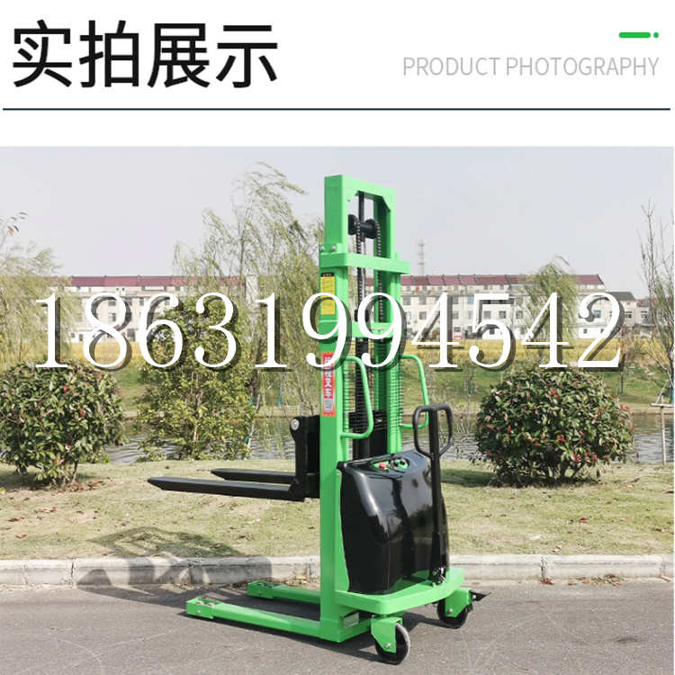 金塔县电动叉车堆高车液压铲车电瓶1吨2吨站驾步行式小型全自动叉车